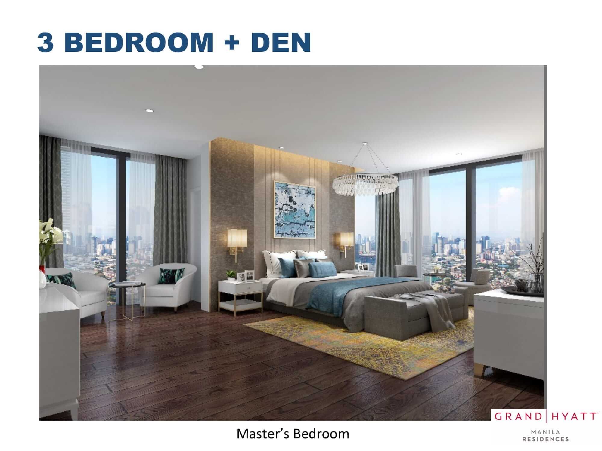 3 BEDROOMS + DEN - GRAND HYATT RESIDENCES GOLD TOWER